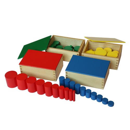 Caja De Color 3 Montessori Educación Del Sentido Cromático Creciendo Con Montessori