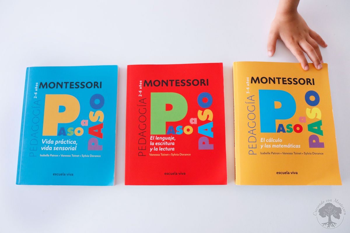 Libros Pedagógicos Montessori Paso a Paso de Escuela Viva