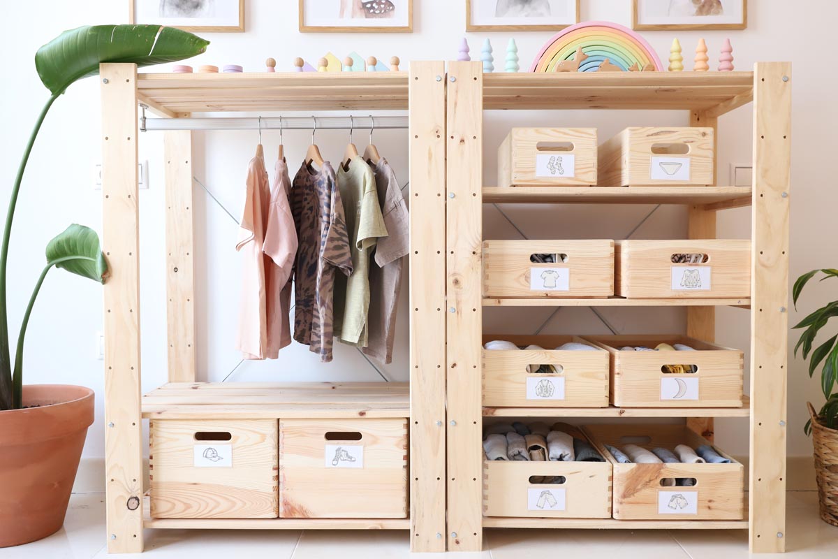 Diseña un interior de armarios a medida para organizar tu ropa