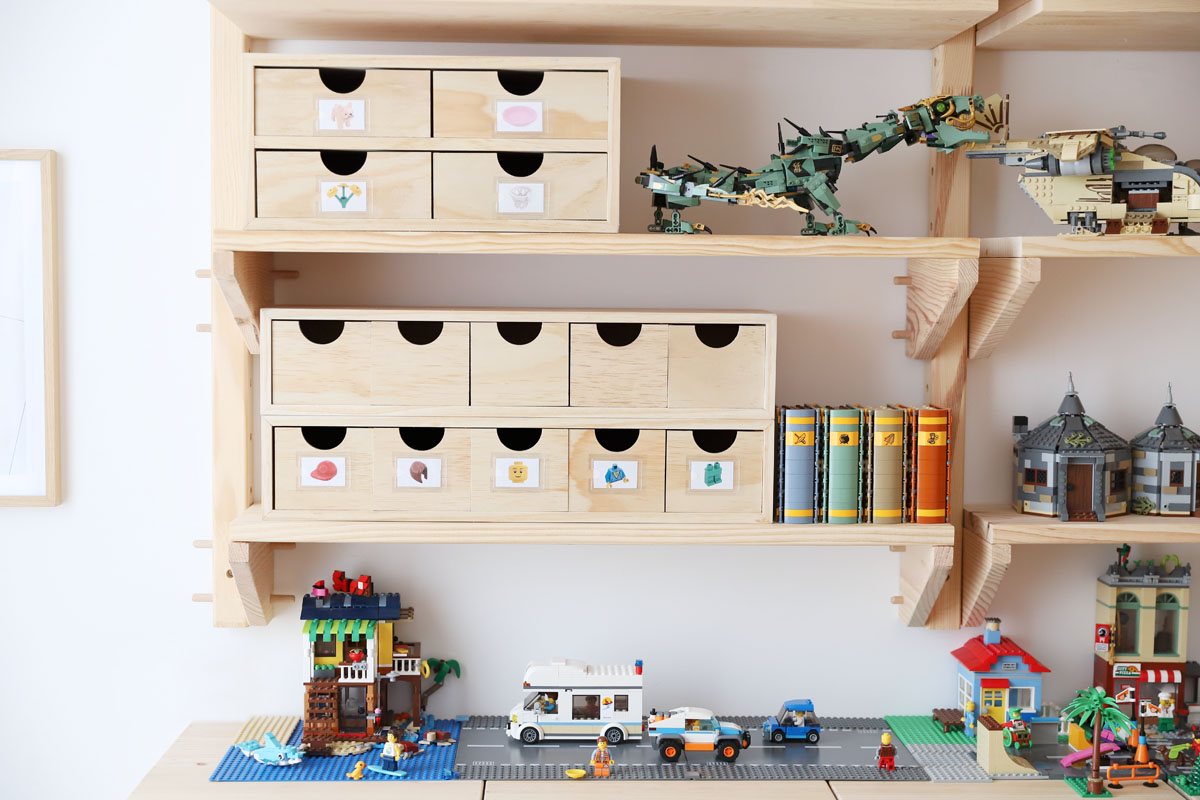 ▷ 4 ideas sobre cómo organizar y almacenar piezas de Lego